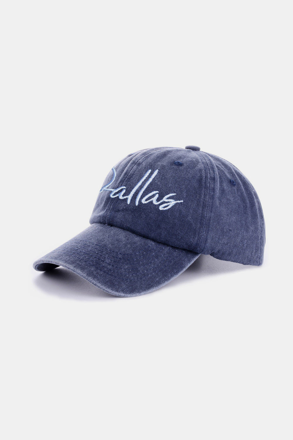 ZENANA Washed "DALLAS" Embroidered Baseball Cap