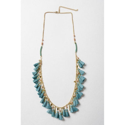 LETO Solid Tassel Chain Western-Boho Necklace