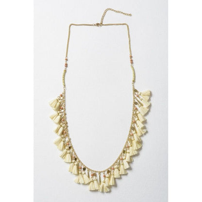 LETO Solid Tassel Chain Western-Boho Necklace