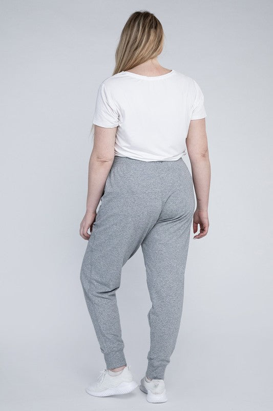 BLUE AGE Plus-Size Jogger Pants