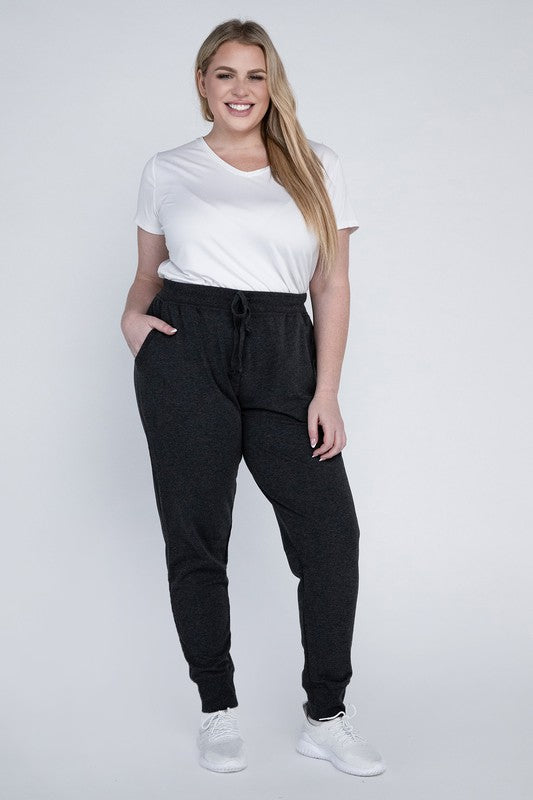 BLUE AGE Plus-Size Jogger Pants