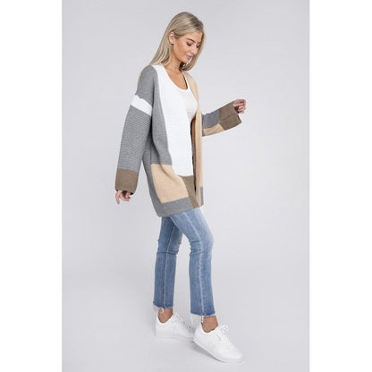 NUVI APPAREL Multicolour Textured Cardigan