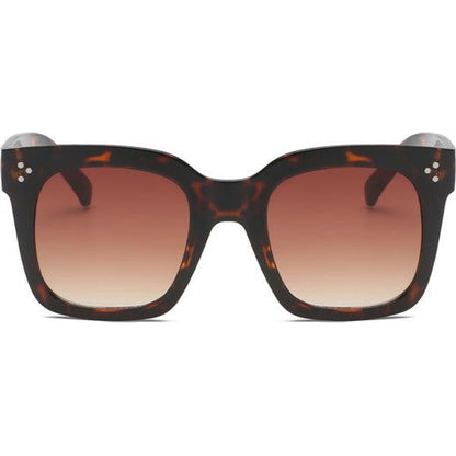 CRAMELIO EYEWEAR Unisex Square Flat Top Fashion Sunglasses