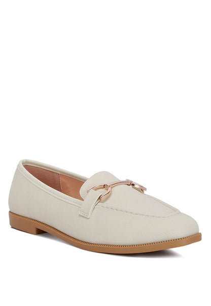 RAG & Co. Fable Horse bit Embellished Flat Loafers