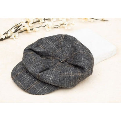 AILI'S CORNER Plaid Newsboy Caps