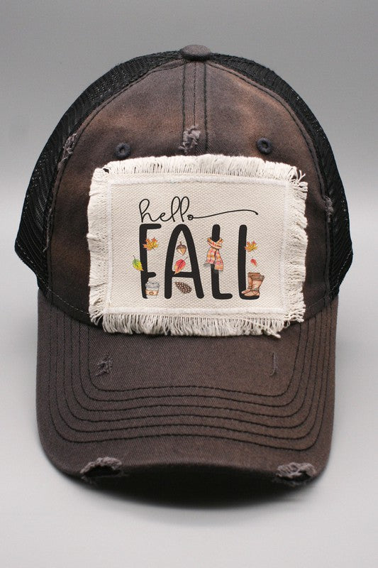 CALI "Hello Fall" Patch Hat