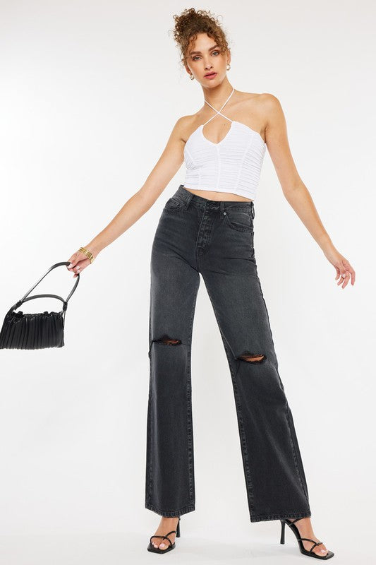 KAN CAN USA Ultra High Rise 90's Flare Jeans