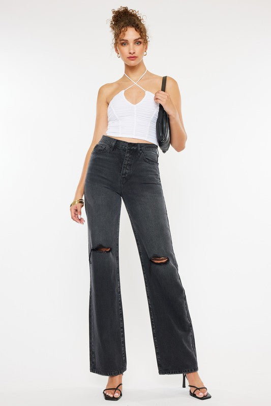 KAN CAN USA Ultra High Rise 90's Flare Jeans