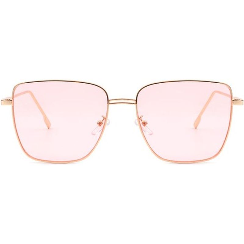 CRAMILO EYEWEAR Square Metal Oversize Fashion Sunglasses