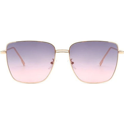 CRAMILO EYEWEAR Square Metal Oversize Fashion Sunglasses