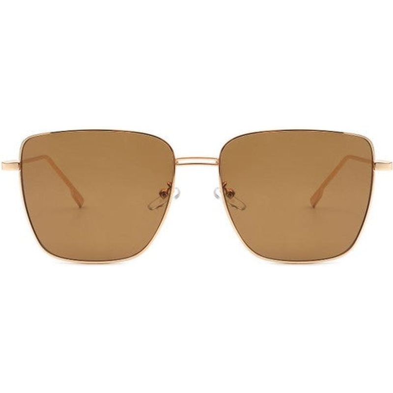 CRAMILO EYEWEAR Square Metal Oversize Fashion Sunglasses