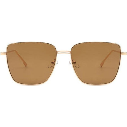 CRAMILO EYEWEAR Square Metal Oversize Fashion Sunglasses