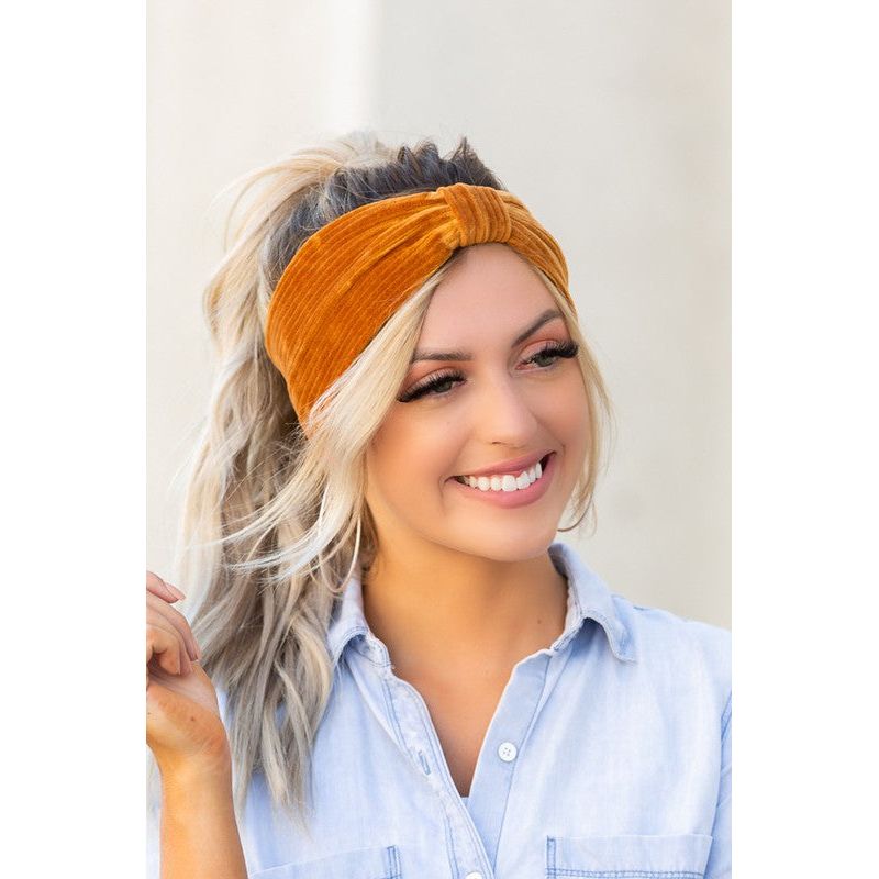 ALI'S CORNER Corduroy Headwrap