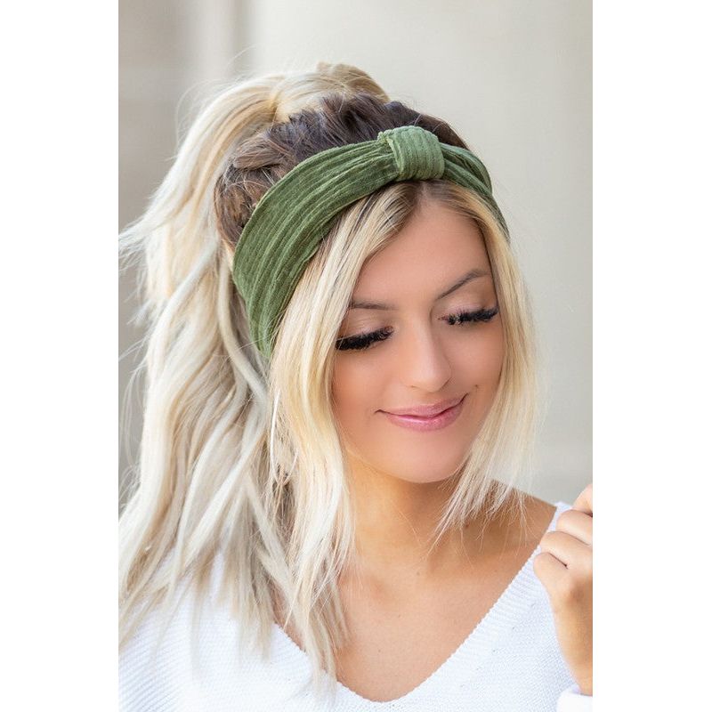 ALI'S CORNER Corduroy Headwrap