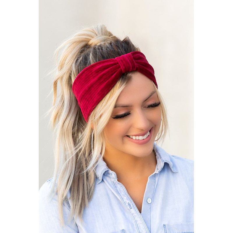 ALI'S CORNER Corduroy Headwrap