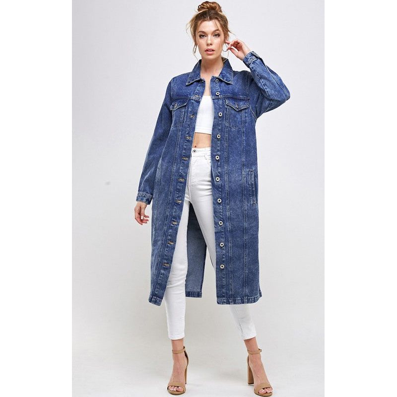 BLUE AGE Non-Stretch Third Quarter Denim Jacket