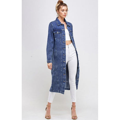 BLUE AGE Non-Stretch Third Quarter Denim Jacket