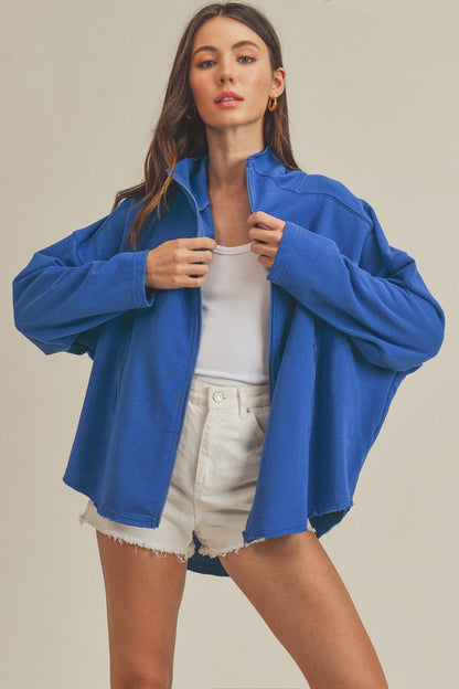 AEMI & Co. Zip-up Oversized Tina Jacket