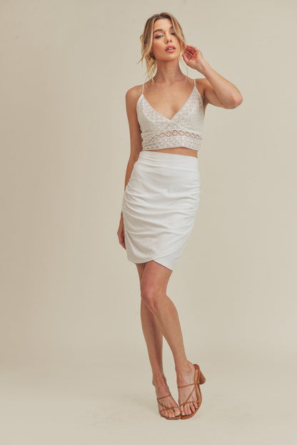 AEMI & Co. Mini High Waist Susie Skirt