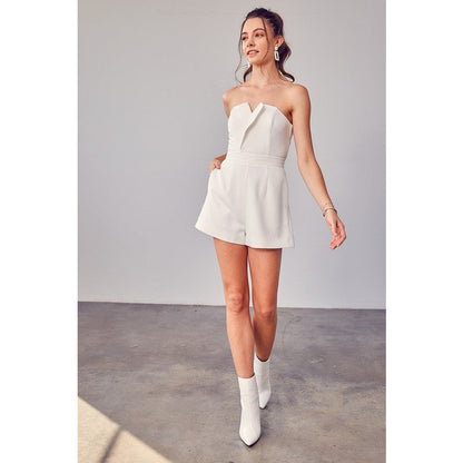 DO + BE COLLECTION  Sleeveless V-neck Romper