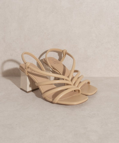 KKE ORIGINALS Ashley - Wooden Heel Sandal