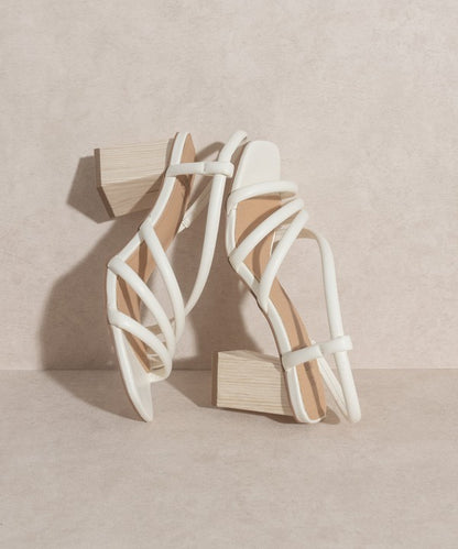 KKE ORIGINALS Ashley - Wooden Heel Sandal