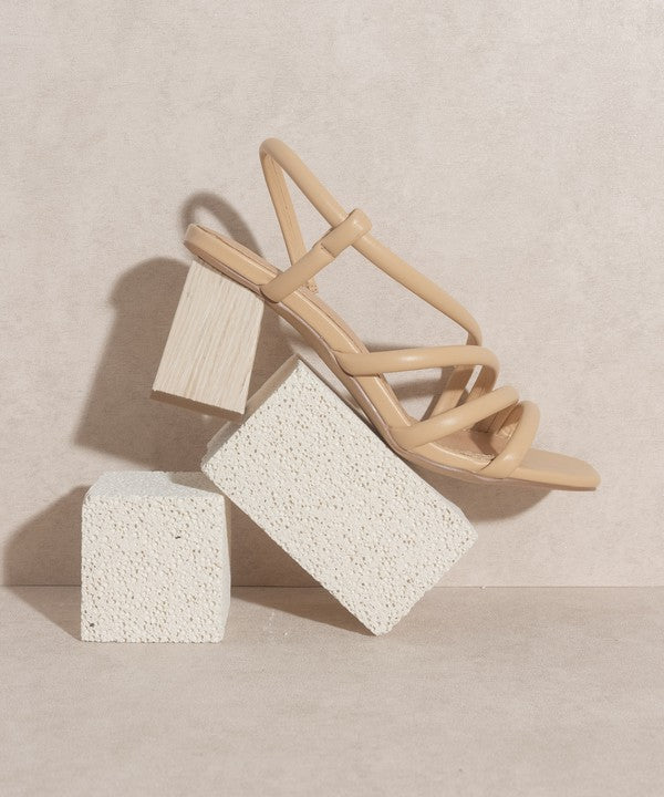 KKE ORIGINALS Ashley - Wooden Heel Sandal