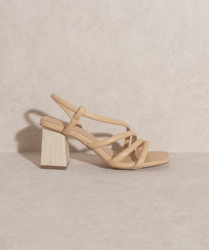 KKE ORIGINALS Ashley - Wooden Heel Sandal