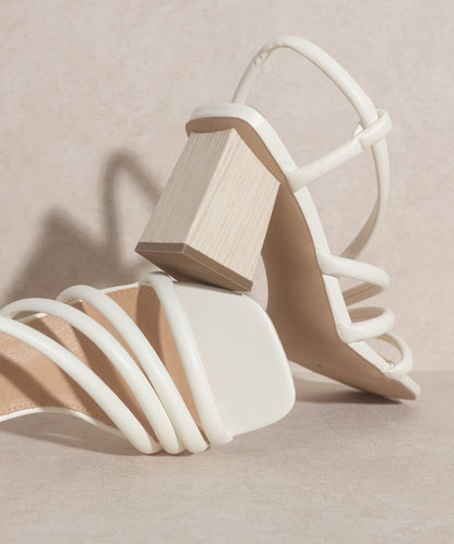 KKE ORIGINALS Ashley - Wooden Heel Sandal