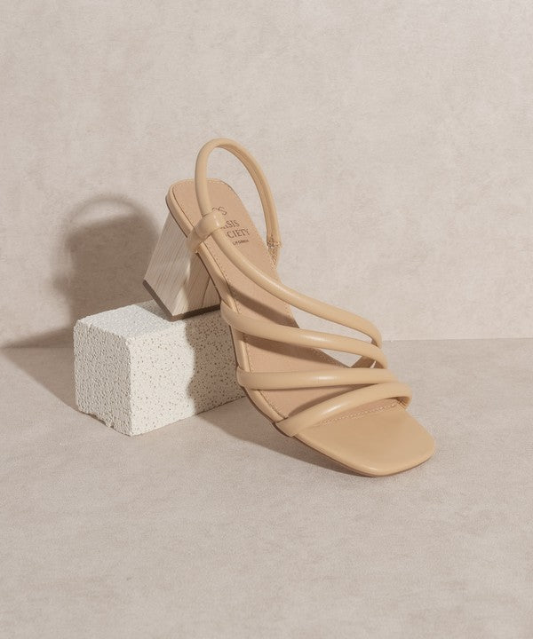 KKE ORIGINALS Ashley - Wooden Heel Sandal