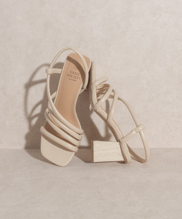 KKE ORIGINALS Ashley - Wooden Heel Sandal