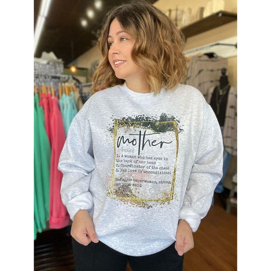 ASK APPAREL Mother Definition Sweatshirt