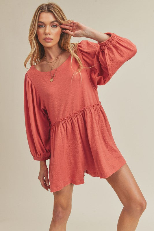 AEMI & Co. Babydoll  Romper with Pockets - Kyle Romper