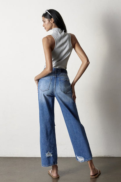 ESTRUCTED STRAIGHT JEANS