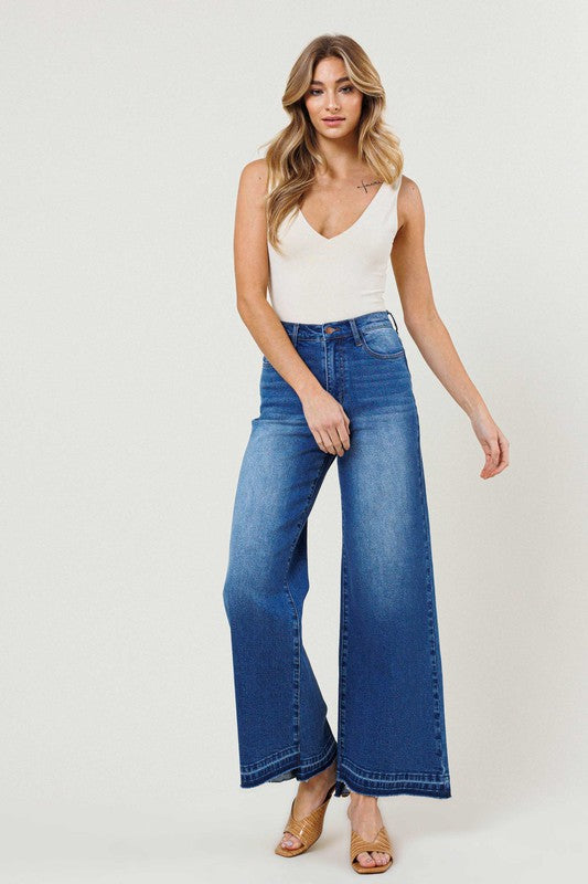 VIBRANT M.I.U. High Waisted Wide Leg Jeans