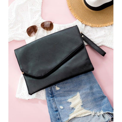 AILI'S CORNER Foldover Envelope Clutch