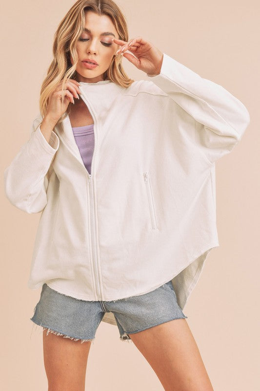 AEMI & Co. Zip-up Oversized Tina Jacket