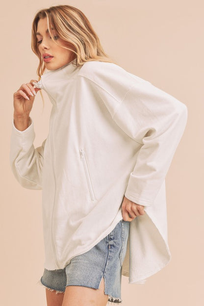 AEMI & Co. Zip-up Oversized Tina Jacket