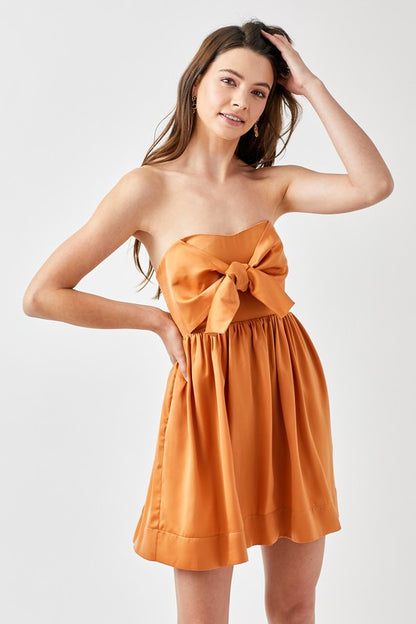 MUSTARD SEED Tied-front Rube Dress