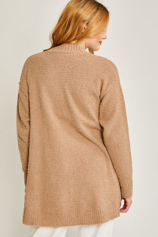 LOVE TREE Autumn Open-front Cardigan Sweater