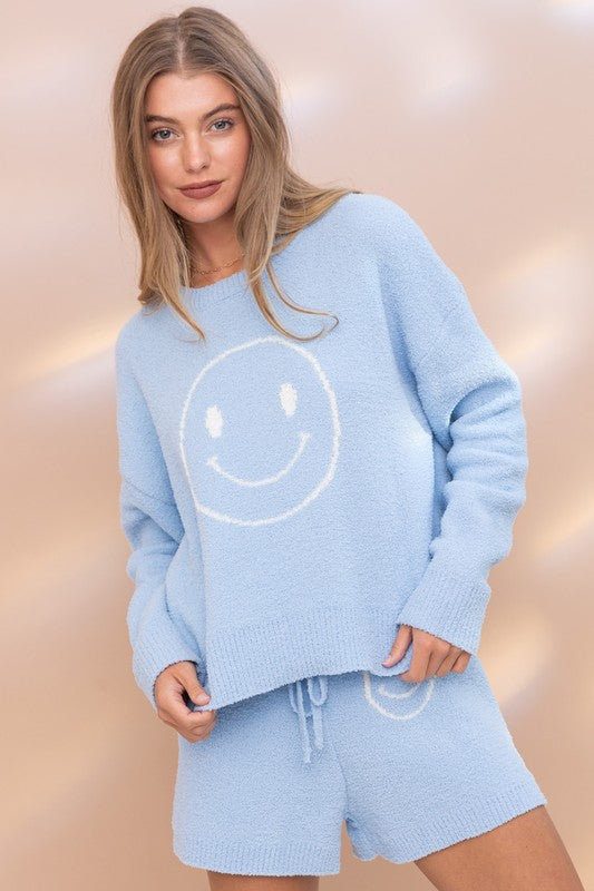 BLUE B Cozy Soft Top with Shorts Set