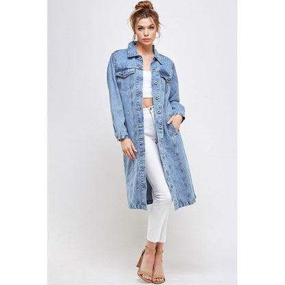 BLUE AGE Non-Stretch Third Quarter Denim Jacket