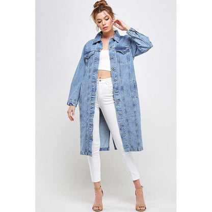 BLUE AGE Non-Stretch Third Quarter Denim Jacket