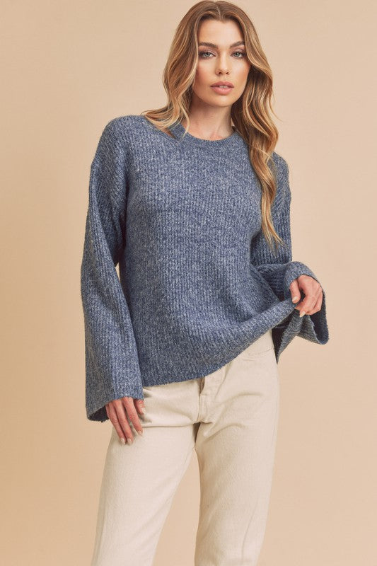 AEMI & Co. Chic Cutout Knit Sweater - Harlie Sweater