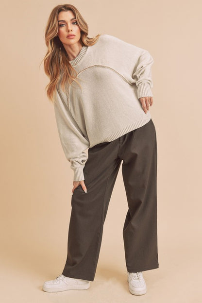 AEMI & Co. High-rise Wide-leg Pants- Tesia Pants