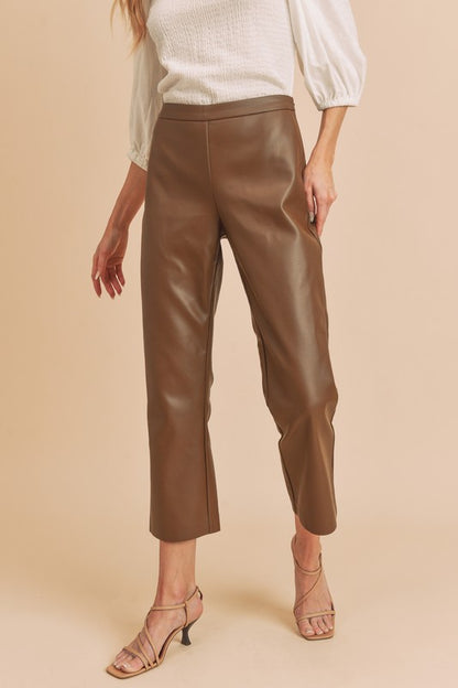 AEMI & Co. Katria Vegan Leather Pants