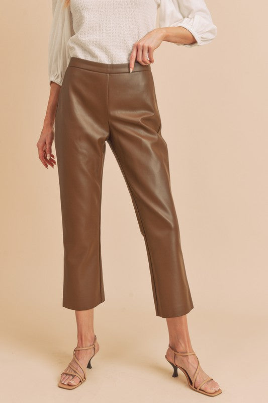 AEMI & Co. Katria Vegan Leather Pants