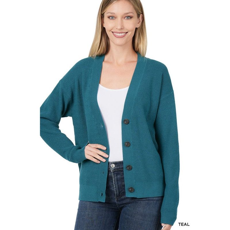 ZENANA VISCOSE CARDIGAN SWEATER