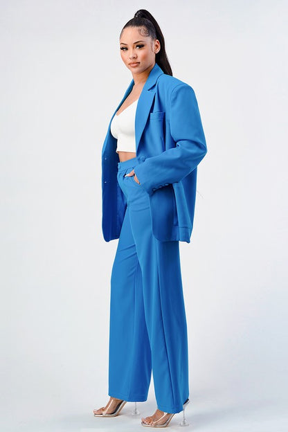 ATHINA Oversized Classic Blazer & Pants Set