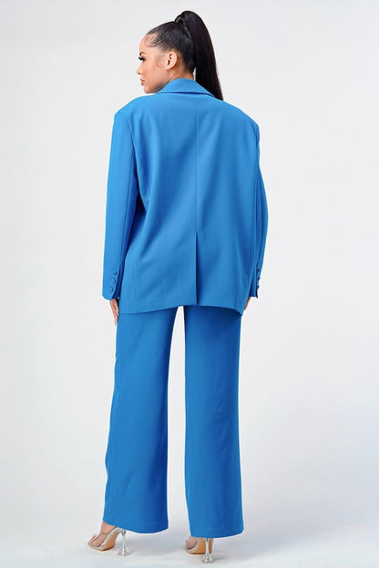 ATHINA Oversized Classic Blazer & Pants Set